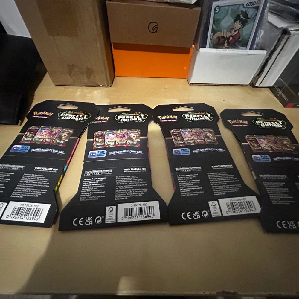 4x Pokemon Perfect Order Packs